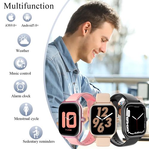 VANIR Smartwatch 2.01" Large HD Display, Bluetooth Calling, Fitness Tracker, Activity Tracking Watch, Multi-Function Smart Watch for Men & Women Item | Buy VANIR Smartwatch 2.01" Large HD Display, Bluetooth Calling, Fitness Tracker, Activity Tracking Watch, Multi-Function Smart Watch for Men & Women | SPOP Enterprise Global